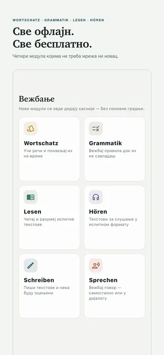 Све офлајн. Све бесплатно. — Четири модула којима не треба мрежа ни новац.